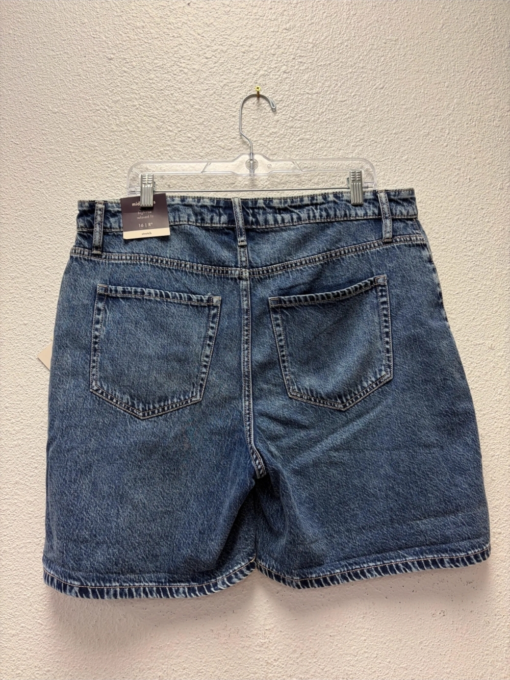 Womens Jean Shorts Size 16 #532 - Picture 2 of 4